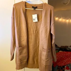 Taupe/brown cardigan never been worn still has tag